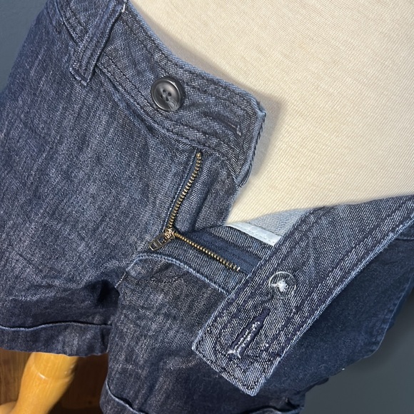 Gap trouser jean shorts with cuffed hem - Picture 5 of 7